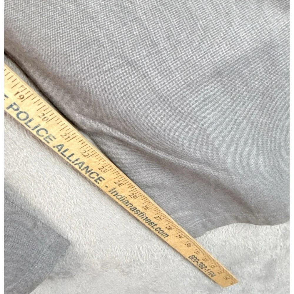 Banana Republic Kentfield Pants Men 34x30 Gray Straight Fit Cotton Office Preppy